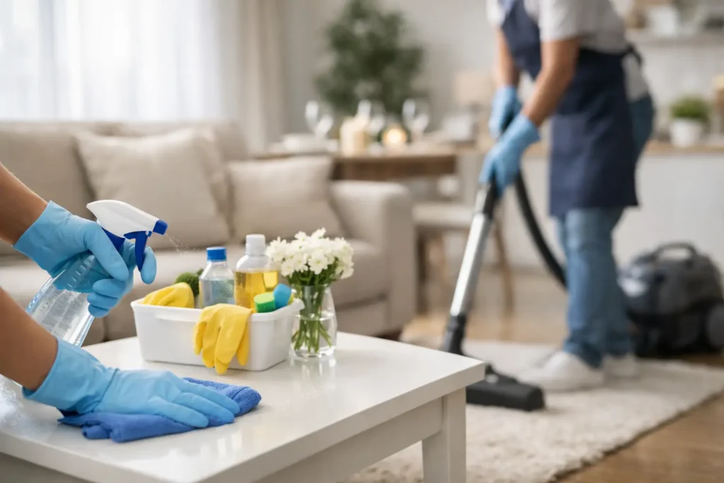 Deep Cleaning Before Guests Arrive
