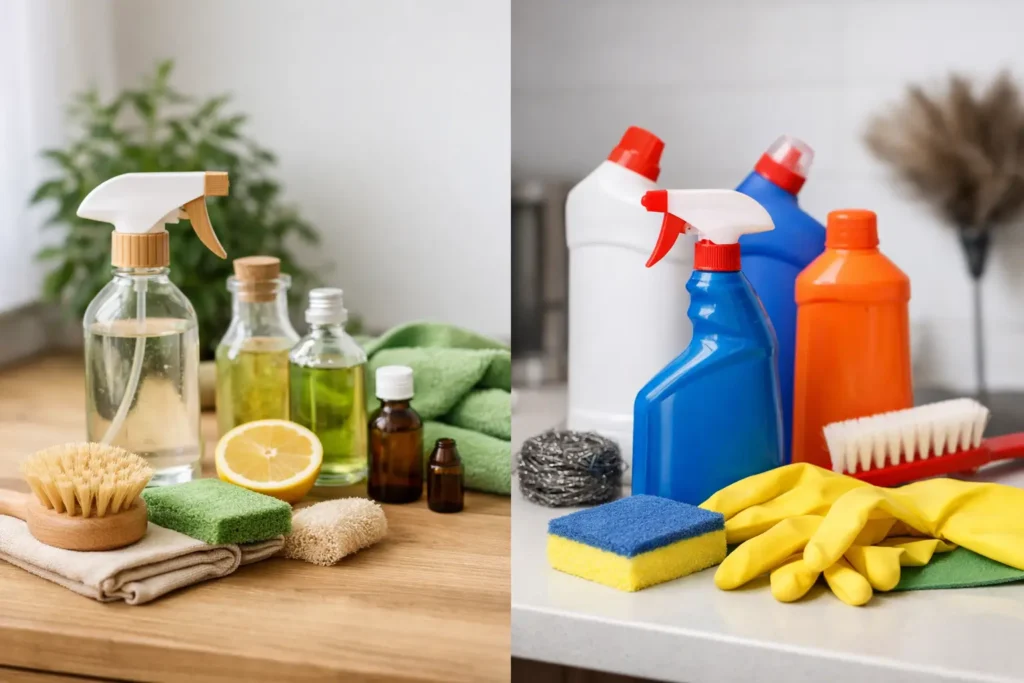 Green Cleaning vs Traditional Cleaning
