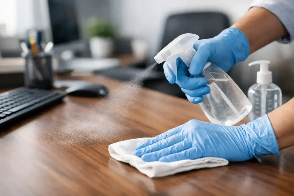 How to Sanitize Office Surfaces the Right Way
